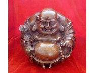 bronze laughing buddha